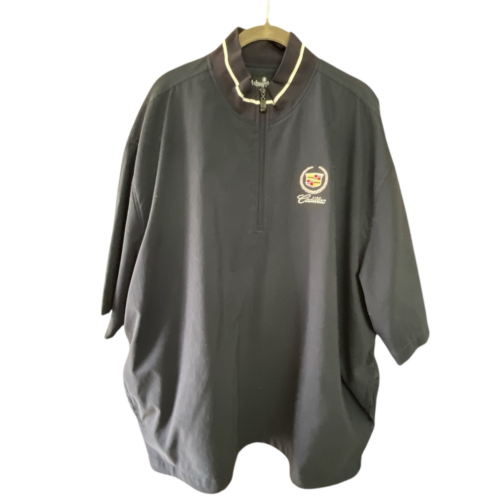 Blue Men's Ashworth Cadillac 1/4 Zip Shacket